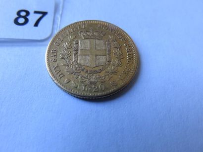 Monnaie or - Sardaigne (Italie - Maison de...