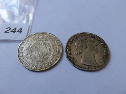 Jetons des Etats de Bretagne - Lot de 2 jetons...