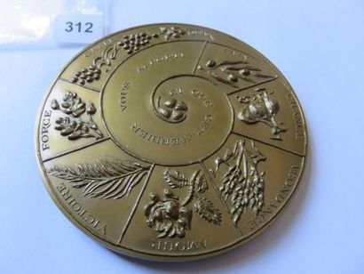 Medaille de Vœux - Bestiaire et Herbier,...