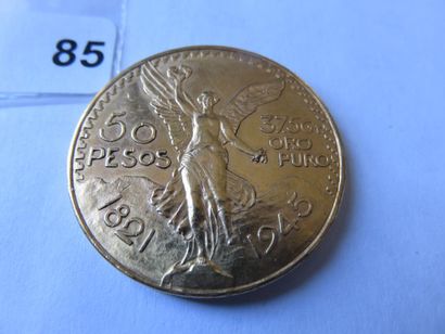 Monnaie or - Mexique - 50 Pesos 1945 TTB...