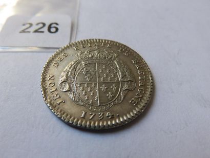 Jeton des Etats de Bretagne - Louis XV 1734...