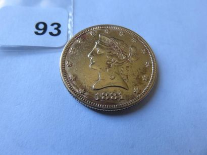 Monnaie or - USA - 10 Dollars Liberty tête...