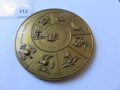 Medaille de Vœux - Bestiaire et Herbier,...