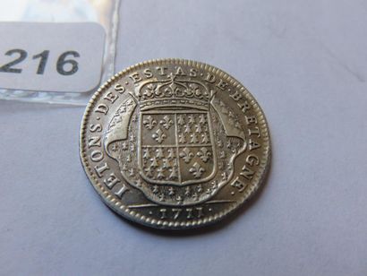 Jeton des Etats de Bretagne - Louis XIV 1711...