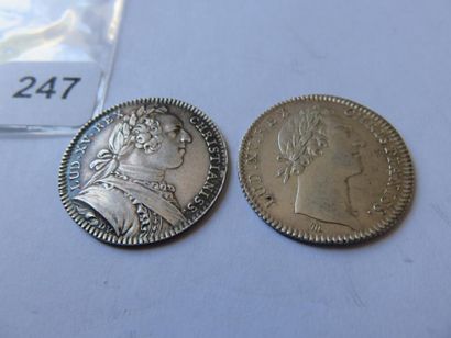 Jetons des Etats de Bretagne - Lot de 2 jetons...