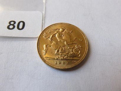 Monnaie or - Empire britanique - Souverain...