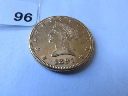 Monnaie or - USA - 10 Dollars Liberty tête...