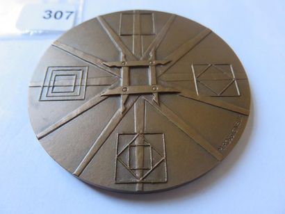 Medal - Villard de Honnecourt, master builder...