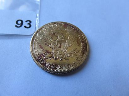Monnaie or - USA - 10 Dollars Liberty tête...