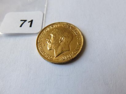 Monnaie or - Royaume Uni - Souverain George...