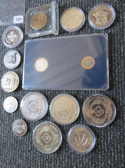 Medals - Batch of 14 various medals: Napoleon...