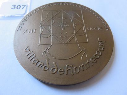Medal - Villard de Honnecourt, master builder...