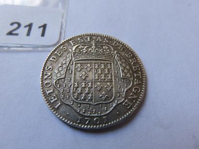 Jeton des Etats de Bretagne - Louis XIV 1701...