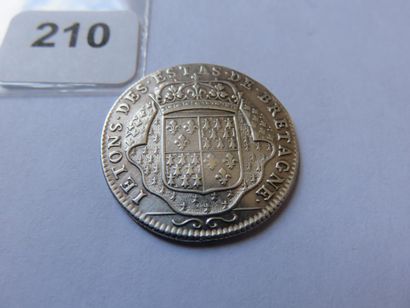 Jeton des Etats de Bretagne - Louis XIV,...