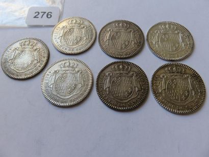 Jetons des Etats de Bretagne - Lot of 7 tokens...