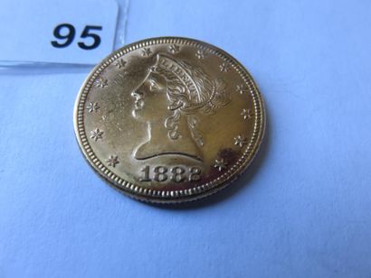 Monnaie or - USA - 10 Dollars Liberty tête...