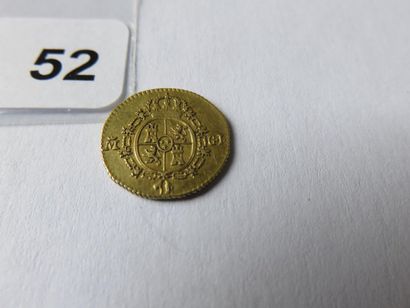 Monnaie or - Espagne - 1/2 Escudo Ferdinand...