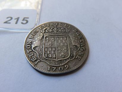 Jeton des Etats de Bretagne - Louis XIV 1709...