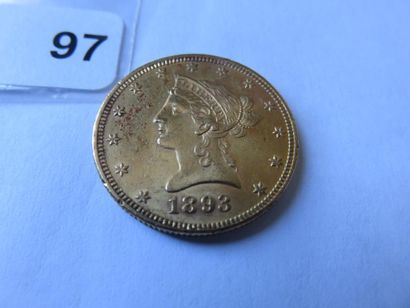 Monnaie or - USA - 10 Dollars Liberty tête...
