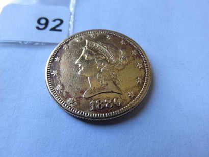 Monnaie or - USA - 10 Dollars Liberty tête...