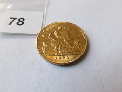 Monnaie or - Empire britanique - Souverain...