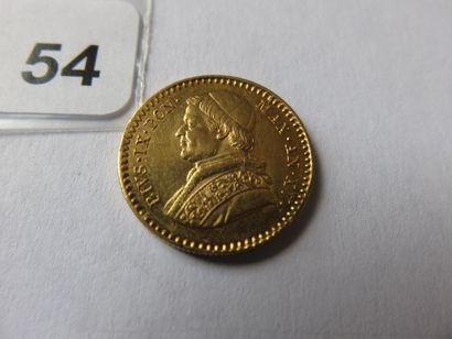 Monnaie or - Etats pontificaux - 2 1/2 Scudi...