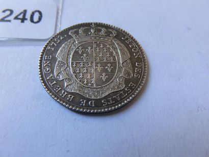 Jeton des Etats de Bretagne - Louis XV 1752...