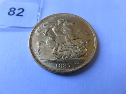 Monnaie or - Royaume Uni - 2 Pounds Victoria...