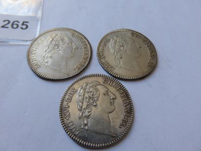 Jetons des Etats de Bretagne - Lot of 3 tokens...