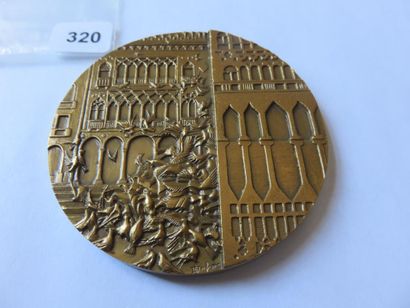 Medal - Venice, by Thérèse Dufresne 1974...