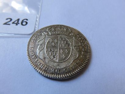 Jeton des Etats de Bretagne - Louis XV 1758...