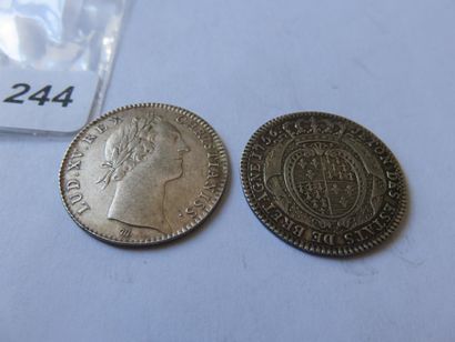 Jetons des Etats de Bretagne - Lot de 2 jetons...