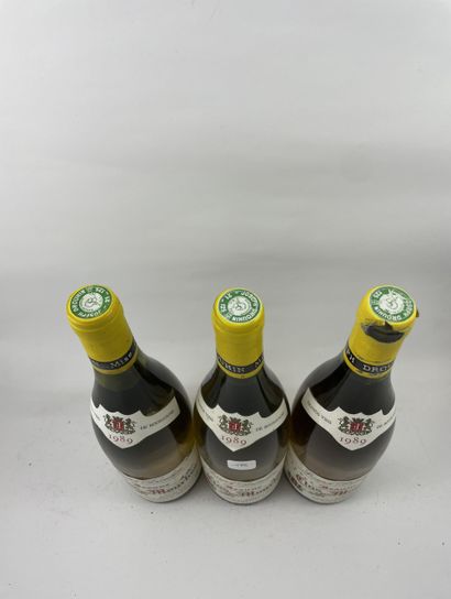 8 btls Beaune (blanc) 1989 - Clos des Mouches...