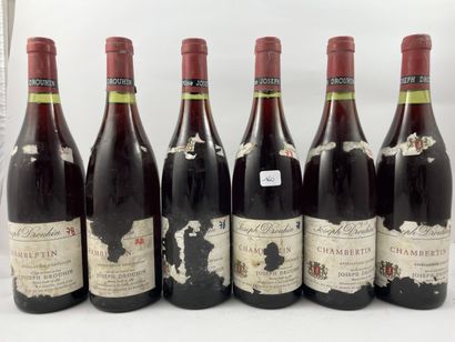 6 btls Chambertin NM (probablement 1978)...