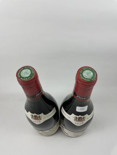 2 btls Musigny 1978 - Drouhin (étiquettes...