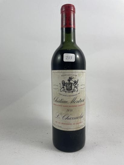 1 btl Château Montrose 1958 - Saint-Estèphe...
