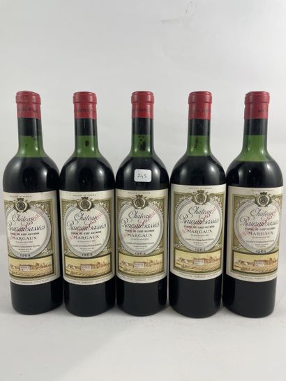 11 btls Château Rauzan-Gassies 1964 - Ma...