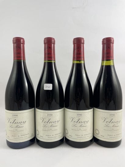 4 btls Volnay 1990 - Les Mitans - 1er Cru...
