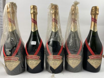 5 btls Champagne 1985 - Grand Cordon - Mumm...