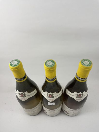 3 btls Meursault-Charmes 1989 - Drouhin