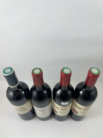 4 btls dont 1 btl Château Laroze 2008 - Saint-Emilion,...