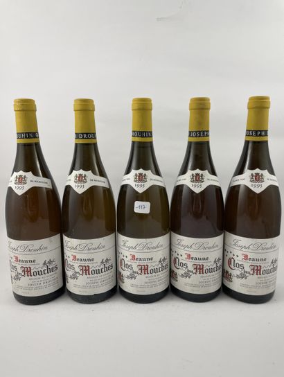 5 btls Beaune (blanc) 1995 - Clos des Mouches...