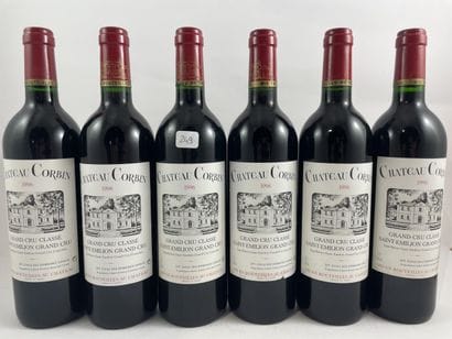 11 btls Château Corbin 1996 - Saint-Emil...