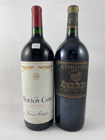 2 mags dont 1 mag Mouton Cadet 1989 - Bordeaux,...