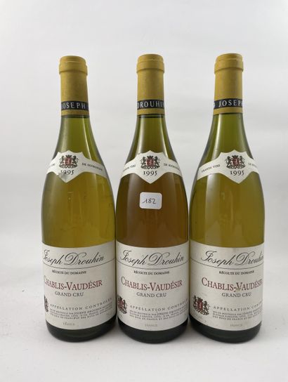 3 btls Chablis-Vaudésir 1995 - Drouhin