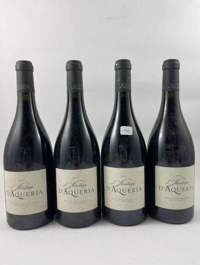 9 btls Château d'Aqueria 2007 - L'héritage...