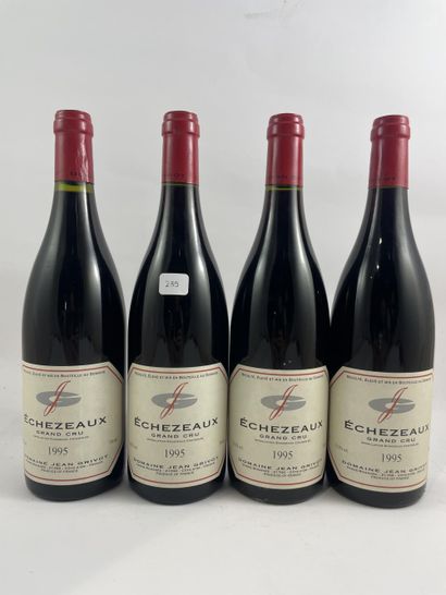 4 btls Echézeaux 1995 - Domaine Jean Gri...