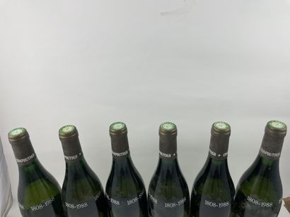 6 btls Hermitage (blanc) 1986 - 1808-1988...