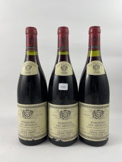 3 btls Pommard 1988 - Les Arvelets - Louis...