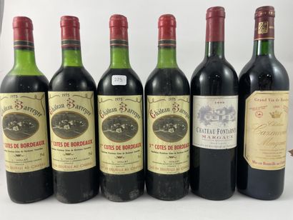 18 btls de vins divers de 1929 à 2021